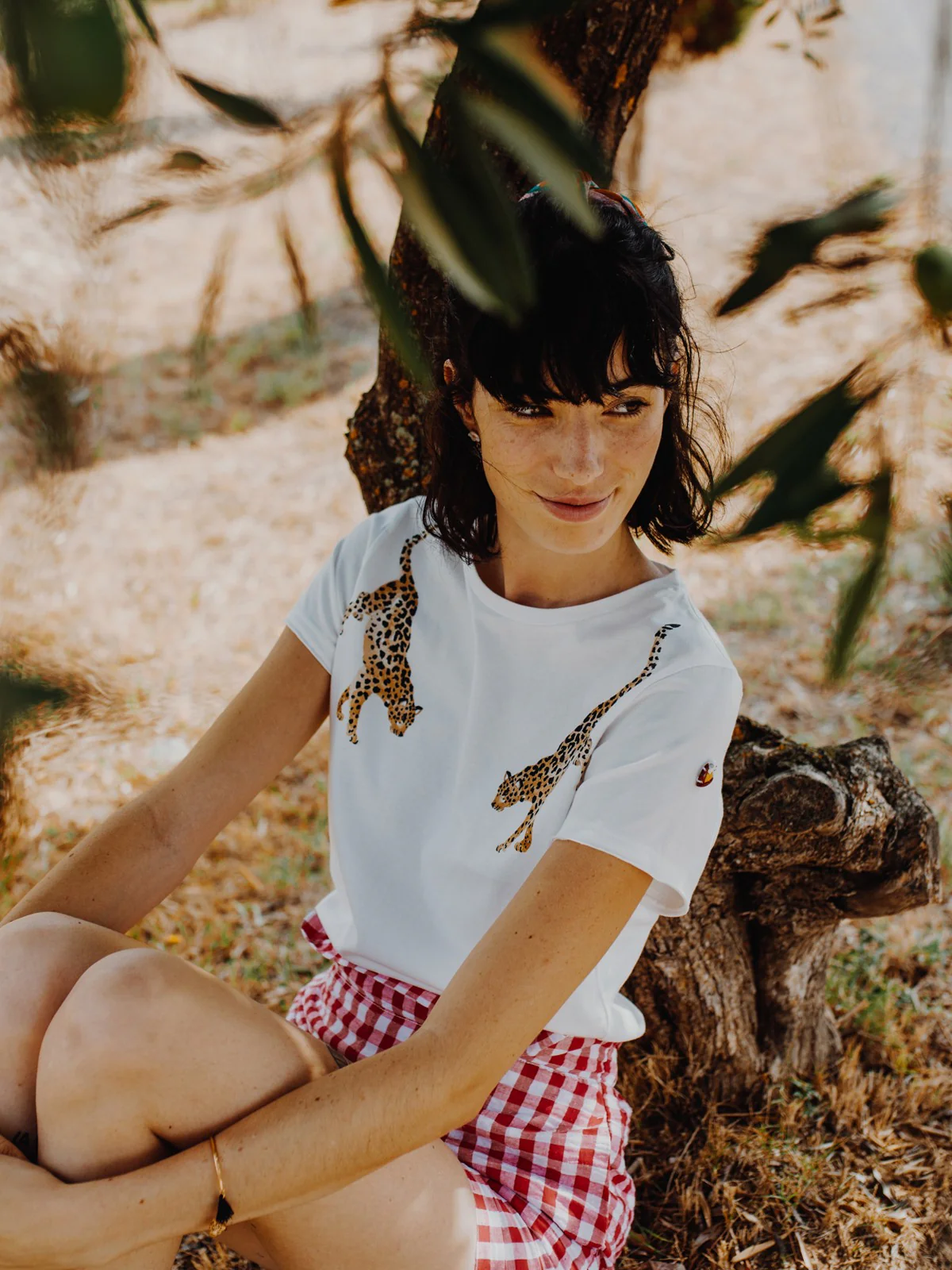 T-shirt Olga - léopard face à face - Image 3