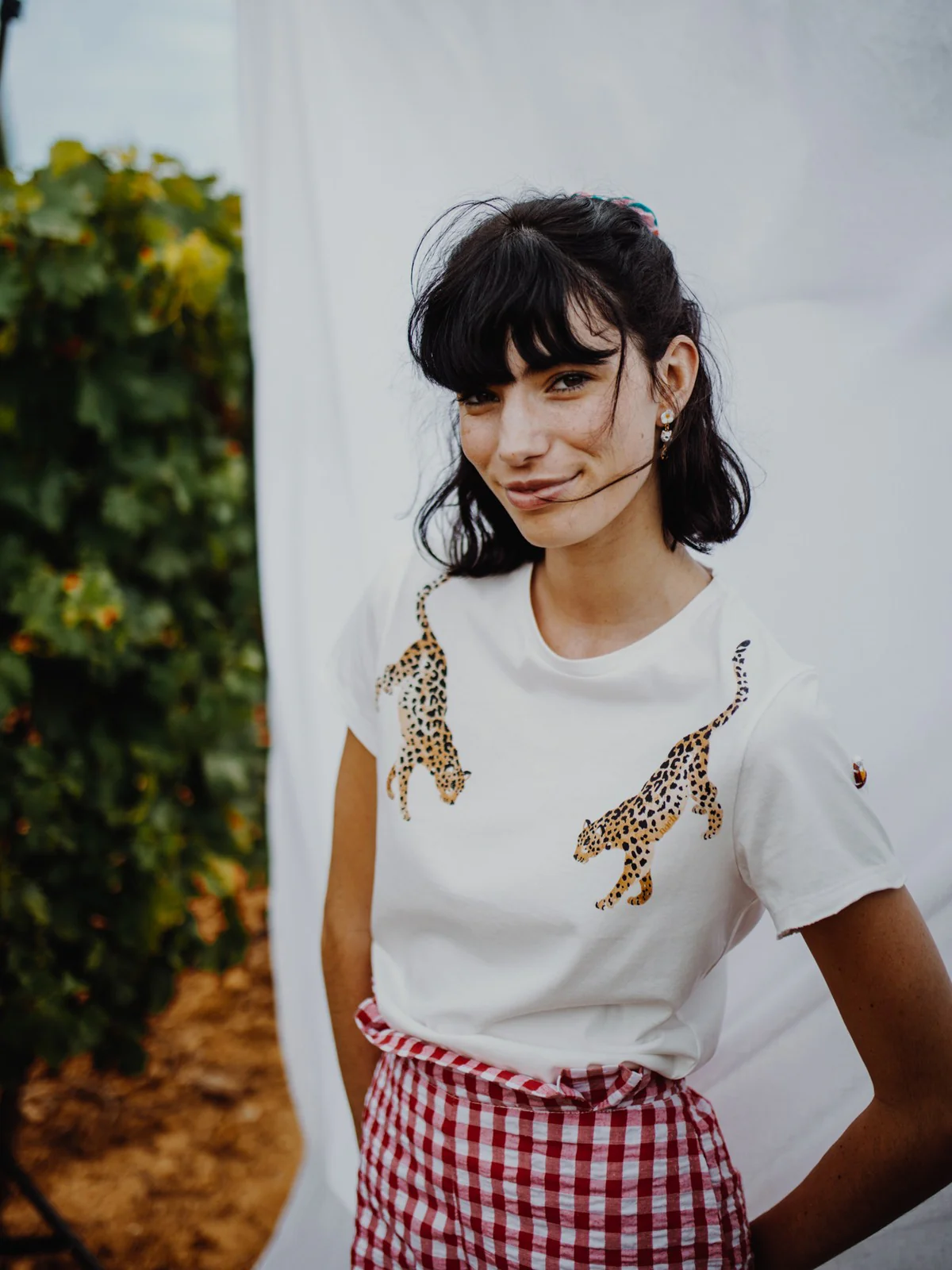 T-shirt Olga - léopard face à face - Image 4