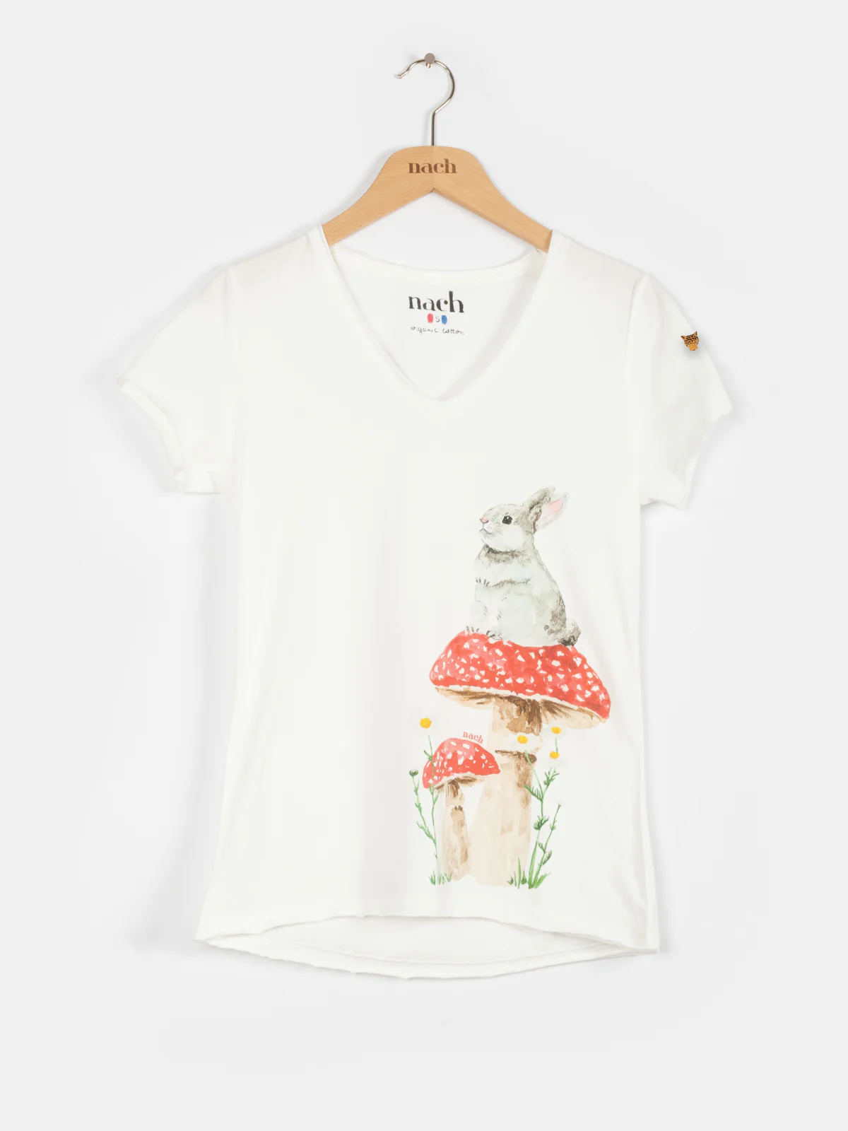 T-shirt Victor - Lapin et champignons - Image 4