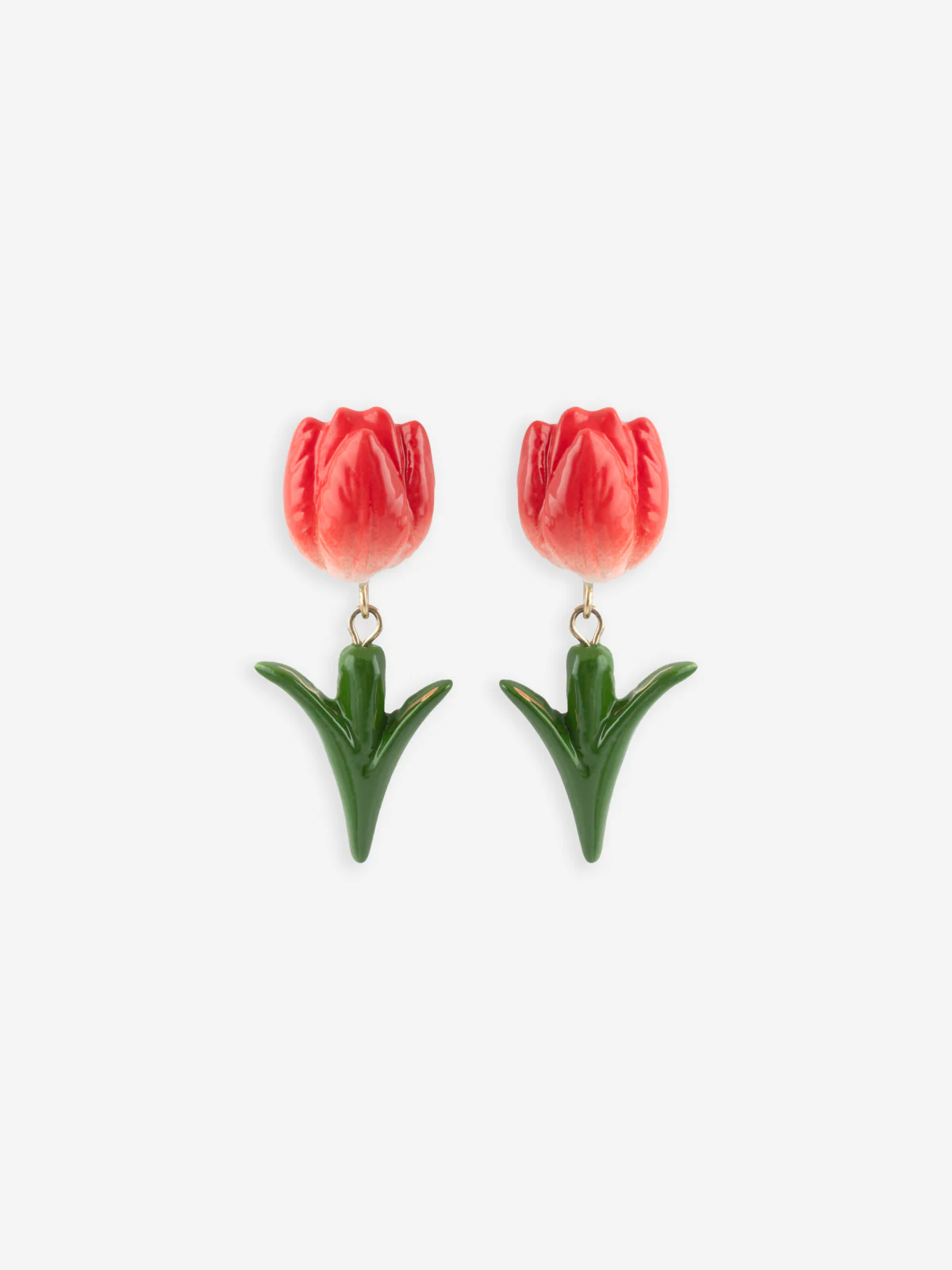 Boucles d’oreilles pendantes Tulipe - Image 6
