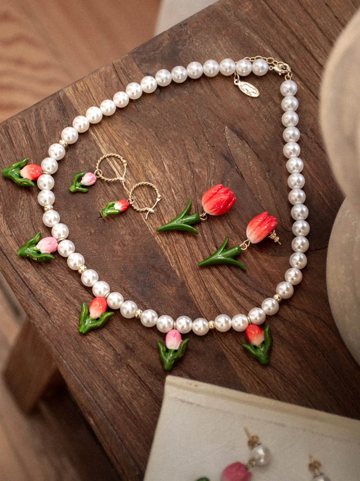 Mini créole Tulipe rouge - vendue à l'unité - Image 3